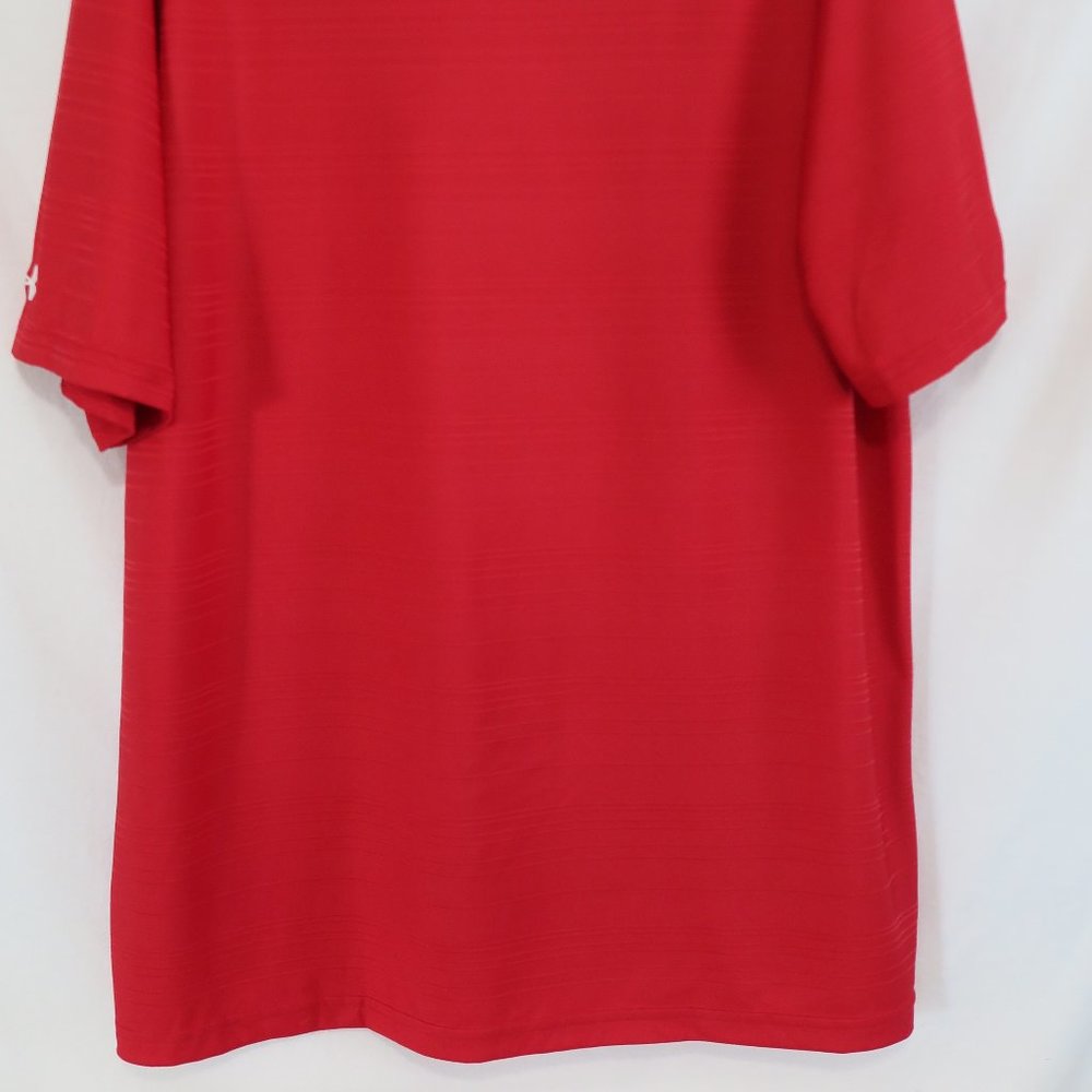NWT Under Armour Red Golf Championship Heatgear Polo Shirt Size L MSRP $75 - Picture 8 of 8